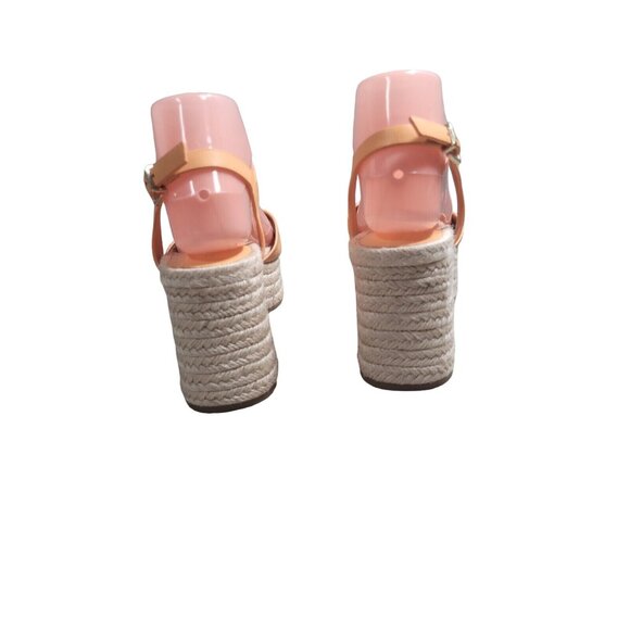 Antonio Melani Women's Size 7.5 M Sandals Cavaaa Leather Espadrille Wedges (59) - Picture 3 of 10